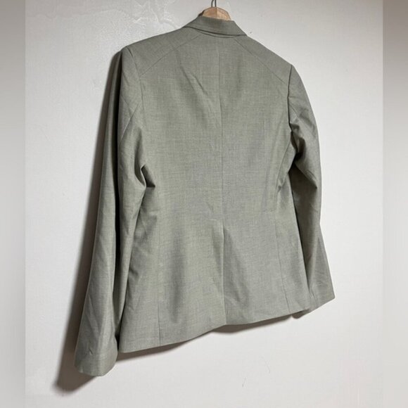Oak + Fort Light Gray Single-Button Blazer - XS - Picture 7 of 8